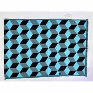 Lululemon Ivivva Wrap Up and Go Scarf Blue and Black Girls New O/S